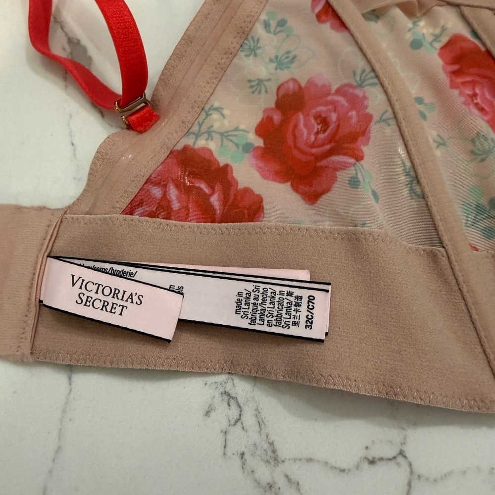 Victoria’s Secret dream angels Strapless Floral Embroidery Corset Top size 32C - Picture 6 of 8